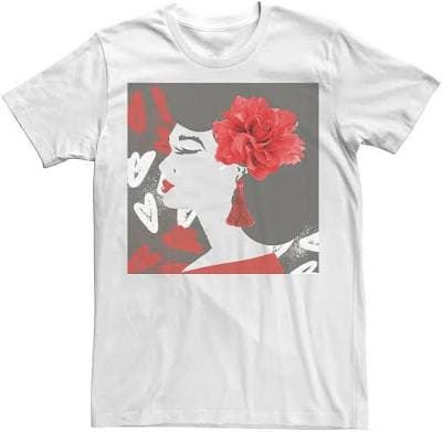 Graffiti Floral Girl Tee