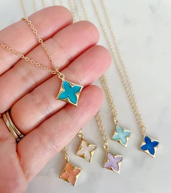 Gold Clover Necklace