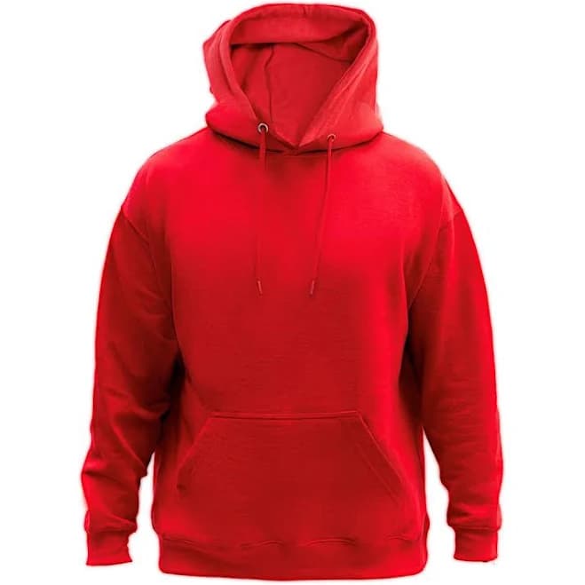Men's Fleece Lined Ring-Spun Cotton Hoodie with Pockets