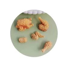 100Pcs Lifelike Artificial Food Toys Miniature Doll House Realistic Fried Chicken Food Dolls for Home Party Decoration Display| Alibaba.com