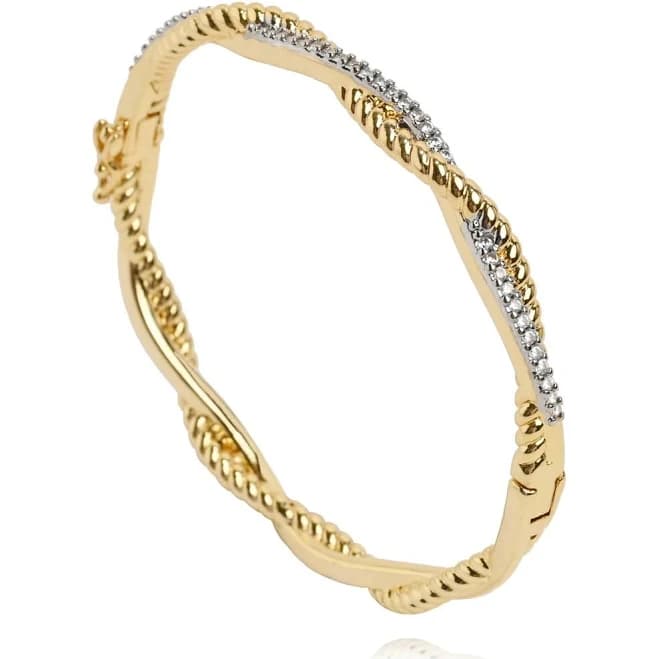 Pave Twist Bracelet