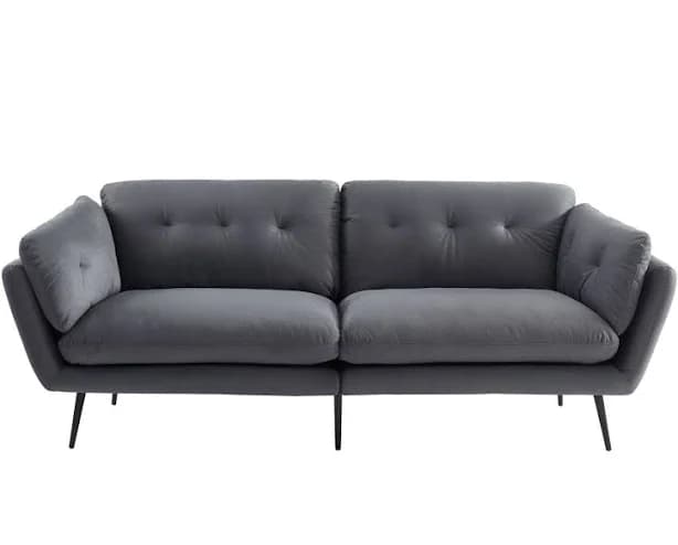 Divani Casa Cody Modern Grey Fabric Sofa
