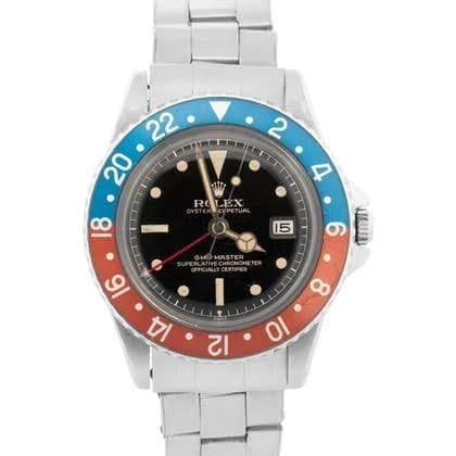 Rolex Vintage 1969 GMT-Master Long E Pepsi Stainless Steel
