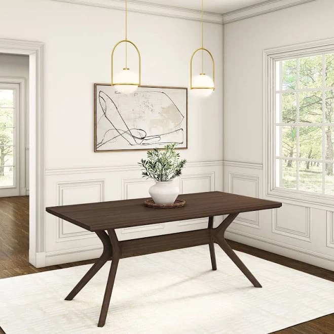 Plank+beam 72" Verso Rectangular Dining Table for 6