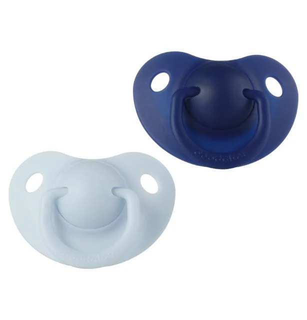 Doodalou Pacifier Navy Blue and Light Blue - Small
