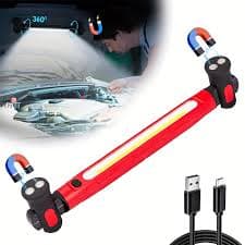 led magnetic work light rechargeable rotating - Temu Mauritius