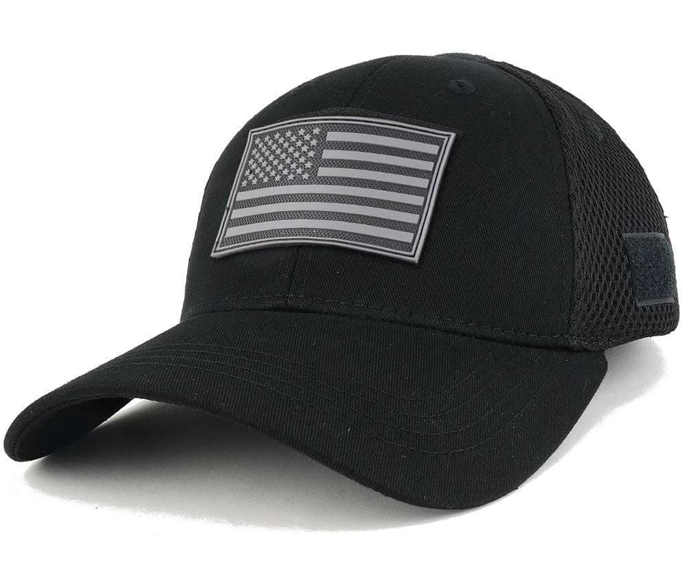 Armycrew USA American Flag Low Crown Adjustable Mesh Cap