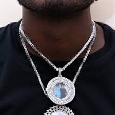 Custom Iced Photo Pendant – GHETLUXE