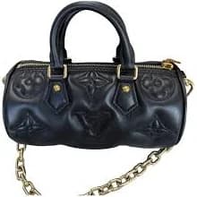 Papillon BB leather handbag