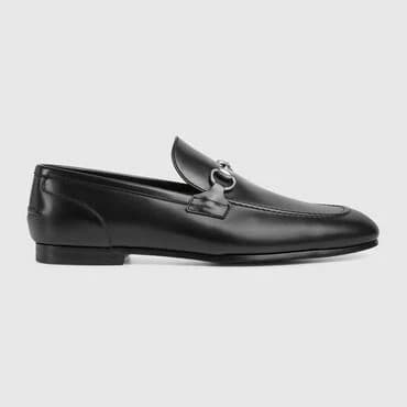 Gucci Men's Leather Jordaan Loafer