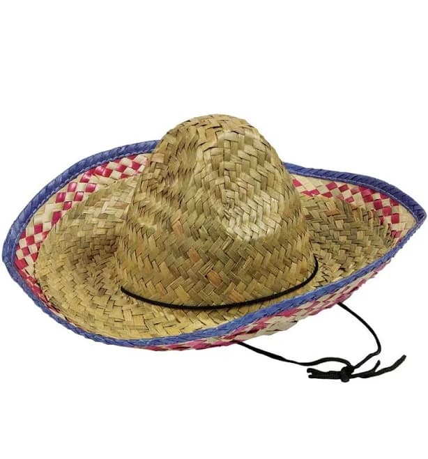 12-Piece Embroidered Sombrero Hat
