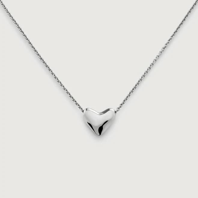 Monica Vinader Women's Sterling Silver Heart Charm Necklace