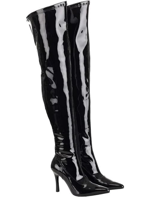 Women's Patent Over the Knee Boots