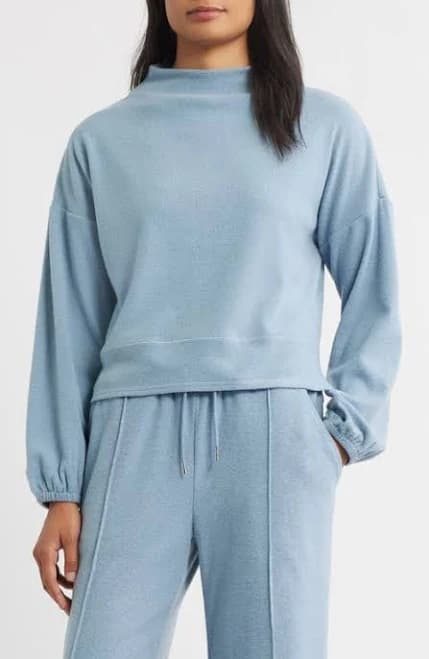 City Blues Women's Funnel Neck Sweatshirt