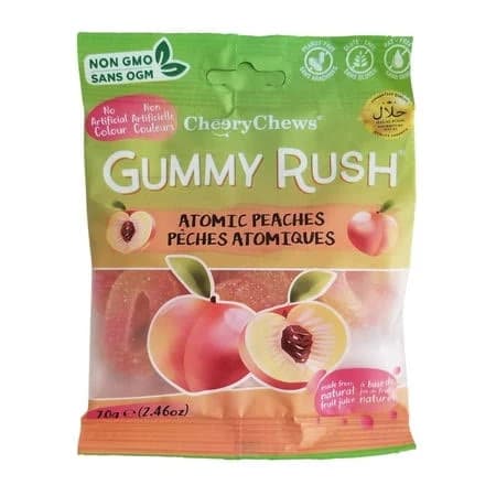 Gummy Rush Atomic Peaches Gummies