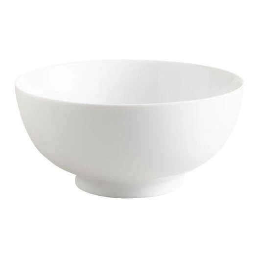 World Market Small White Porcelain All Purpose Bowl