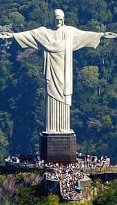 Christ The Redeemer Brazil Rio Jesus Statue Travel Jewelry Sterling Silver Christ The Redeemer Pendant - Brazil Rio Jesus Statue Travel Jewelry Religious Jewelry