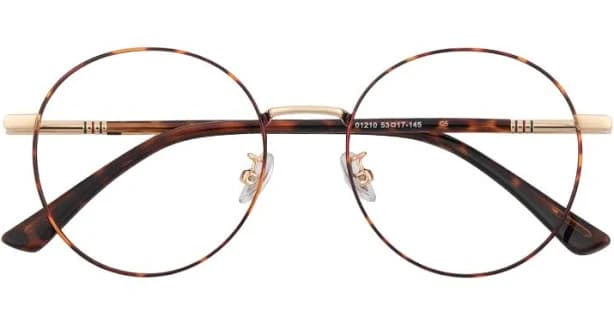 Round Black Blue Light Glasses - FM1813 Traverse