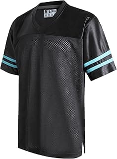 DEHANER Retro Classic Football Jerseys for Men Unisex Workout Dry-Fit Shirts Sports Uniforms Casual Tops