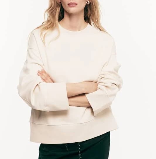 H&M Ladies Oversized Cotton Sweatshirt