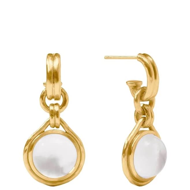 julie vos Solara Hoop & Charm Earring