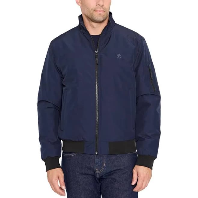 IZOD Men's Tech Racer Bomber Jacket