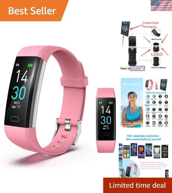 Letsfit Id132 Green HR Fitness Trackers