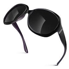 Sunier Oversized Polarized Sunglasses for Women Trendy Butterfly Shades UV Protection - Walmart.com