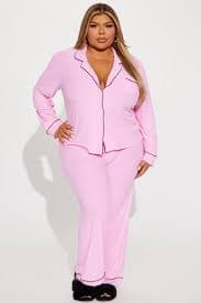 Sucker For You PJ Pant Set - Pink/combo | Fashion Nova