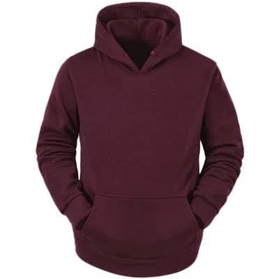 Men's Long Sleeve Hooded Sweatshirt with Pocket