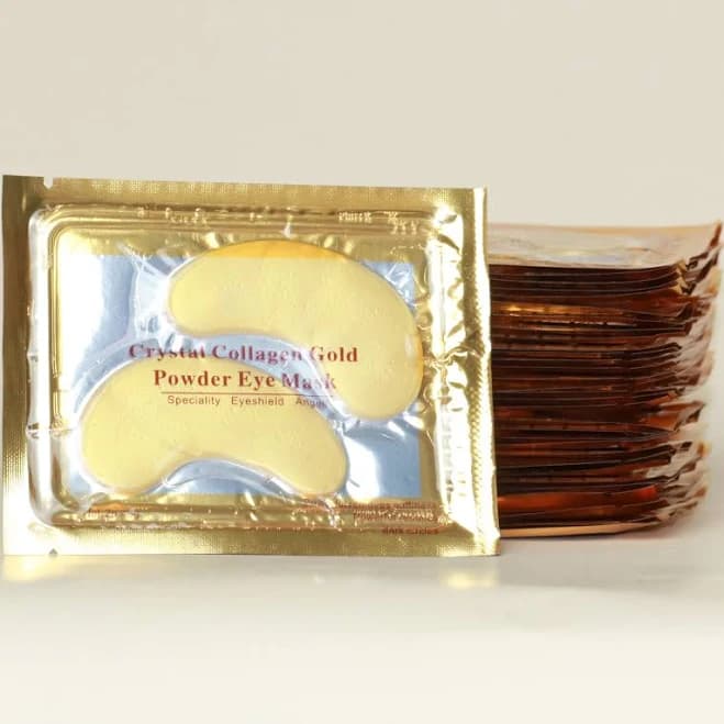 24k Gold Gel Crystal Collagen Eye Pads Under Eye Mask for Moisturizing