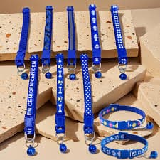 5 pack random patterns adjustable pet collar bell cats small - Temu South Africa