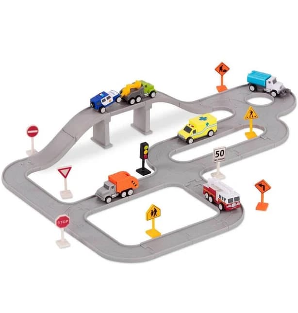 Driven Pocket Series Safe & Clean City Crew Playset