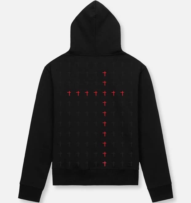 Long Cross Hoodie