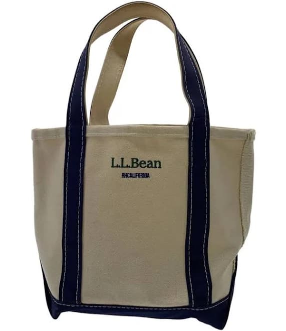 L.l.bean X Ron Herman Boat And Tote Bag Canvas Tote Bag White