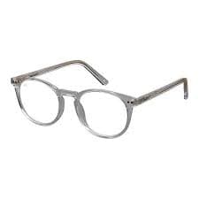 Unisex PRIVE REVAUX The Maestro 48mm Blue Light Round Glasses
