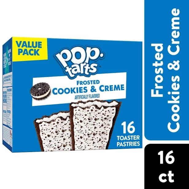 Pop-Tarts Frosted Toaster Pastries Cookies & Creme