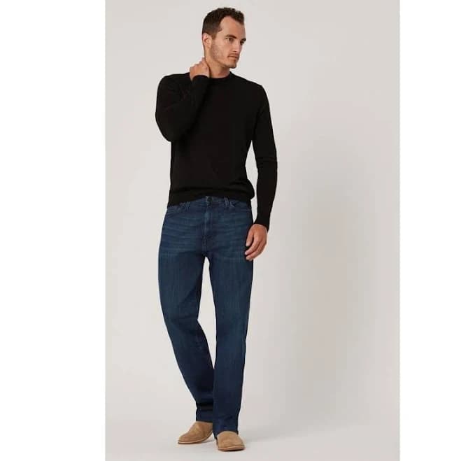 MAVI Men's Max Relaxed Fit Wide Leg Jeans