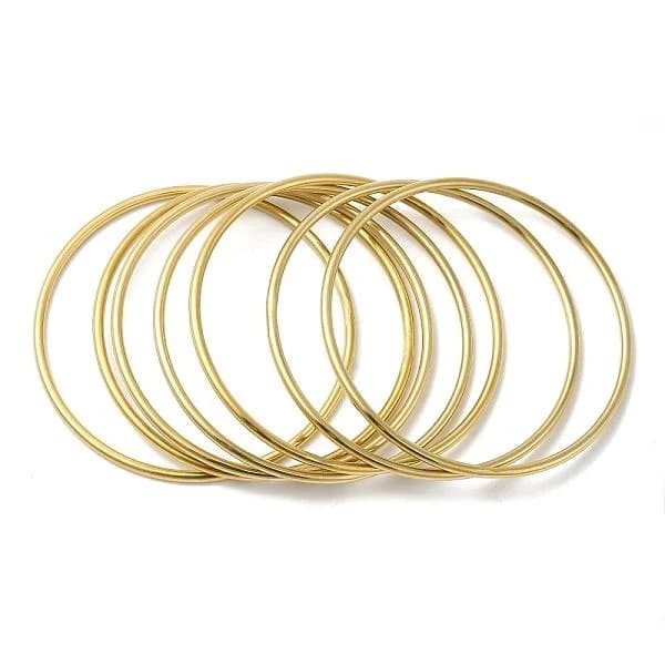 Women's Stainless Steel Bangle Sets (7pcs)