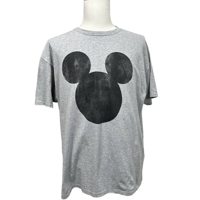 Disney Men's Mickey Mouse Head Silhouette Graphic Tee T-Shirt