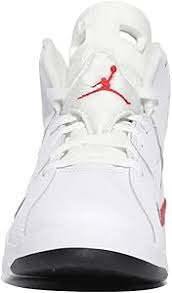 Jordan Boy's 6 Retro (Little Kid) White/University Red/Black 3 Little Kid M | Basketball - Amazon.com