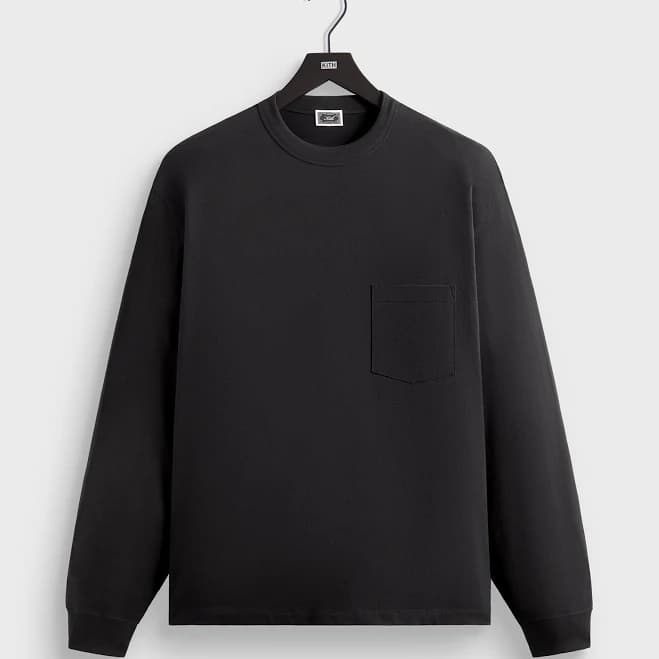 KITH Long Sleeve Leonard Pocket Tee