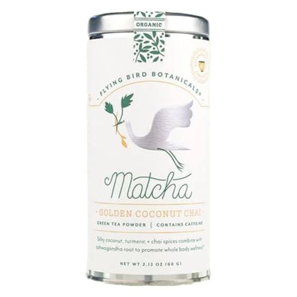 Flying Bird Botanicals Golden Coconut Chai Matcha
