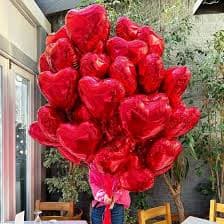 Amazon.com: BBPOOL 12Pcs Red Heart Balloons, 18 Inch, Love Balloons for Valentine's Day, Wedding, Birthday Decorations : Toys & Games