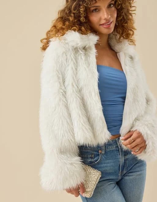 Altar'd State Elle Fur Jacket