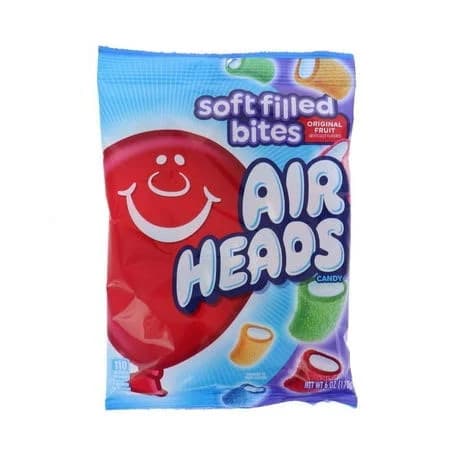 AirHeads Soft Filled Bites Candy Peg Bags