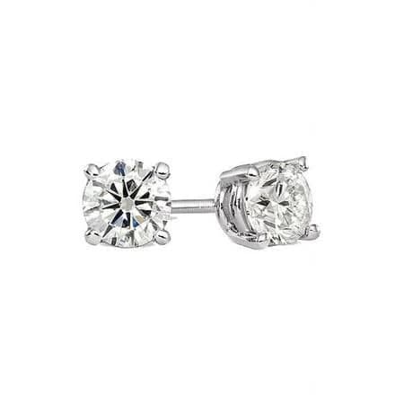 925 Sterling Silver CZ Cubic Zirconia Basket Stud Earrings