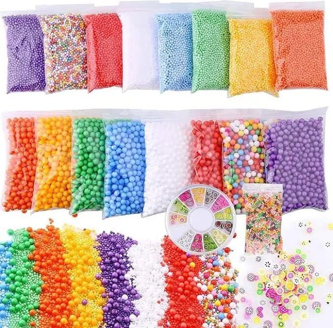 Lolo Crafts Slime Foam Beads Floam Balls Art and Craft Kit