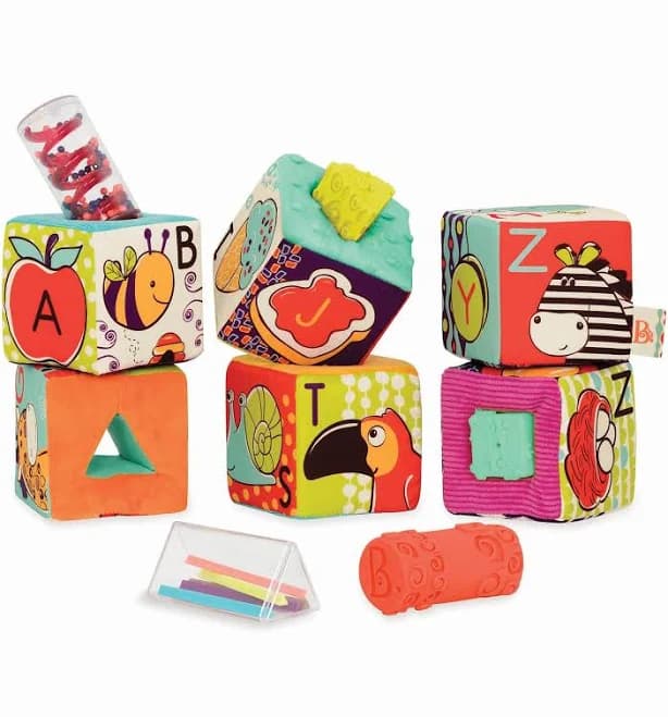 B. Toys Soft Fabric Building Blocks for Toddlers
