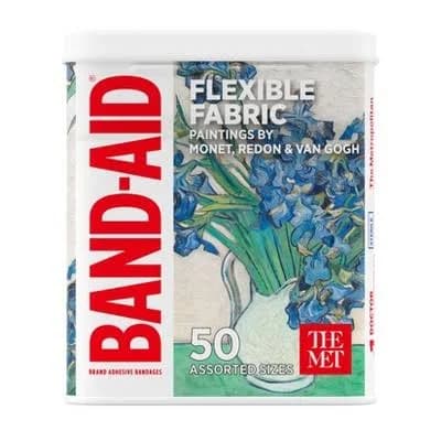 Band-Aid Brand Adhesive Flexible Fabric Bandages Paintings by Monet